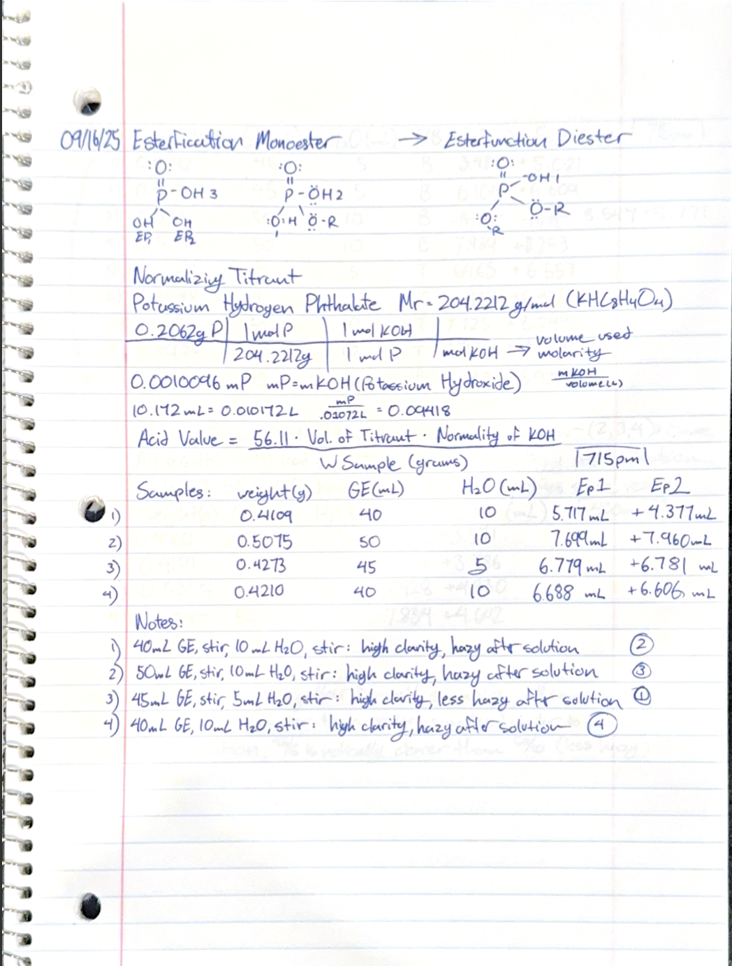 Lab Notebook Page 2